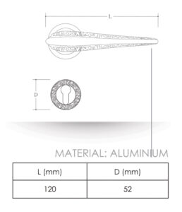 door handles N802 material