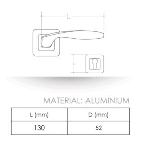 door handles N803 material