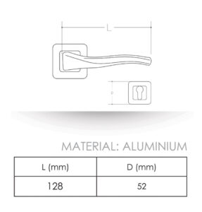 door handles N805 material