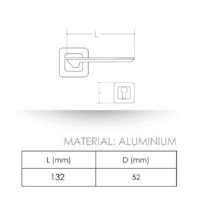 door handles N806 material